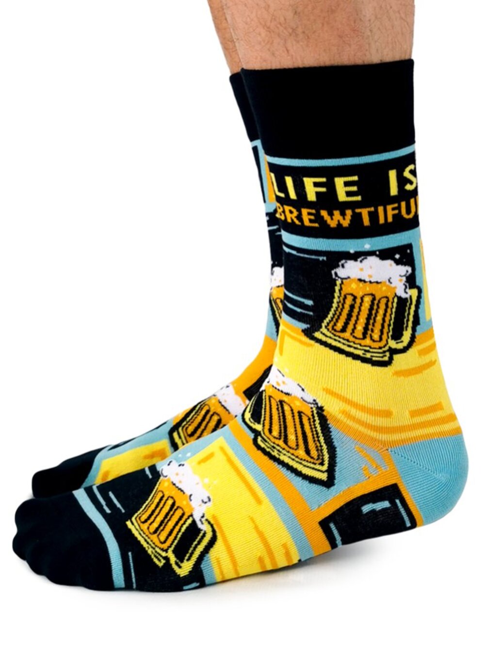 Men's Uptown Sox Socks NWT - Life is Brewtiful Socks